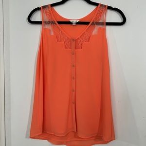 Style Loft Sleeveless orange top